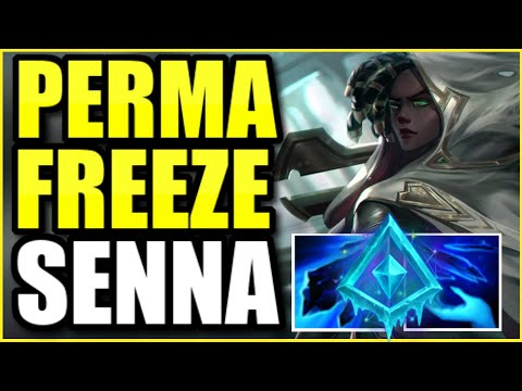 THIS *NEW* PERMA-FREEZE SENNA COMBO NEVER LETS THE ENEMY MOVE!  100% PERMANENT CC!
