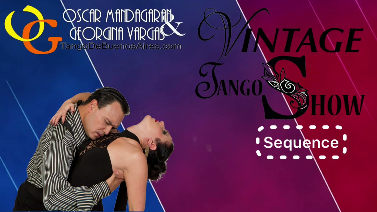 #TANGO Show sequence with SACADAS Tango escenario Georgina Vargas Oscar Mandagaran Complex figure