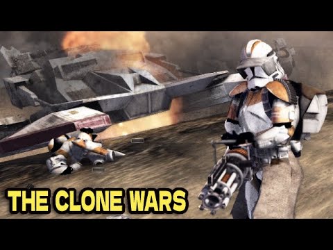 STAR WARS Galaxy At War Mod: Clone Troopers vs CIS Battle Droids! - Men of War Assault Squad 2