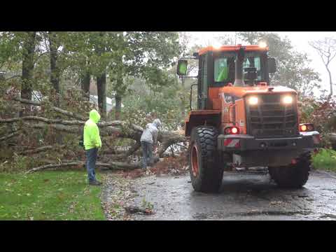 Nor'easter aftermath from Boston to Cape Cod, Massachusetts