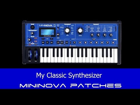 MiniNova My Classic Synth Patches - Yazoo - Human League - Gary Numan - Depeche Mode Howard jones