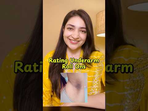 Rating Underarm Roll Ons 🤩