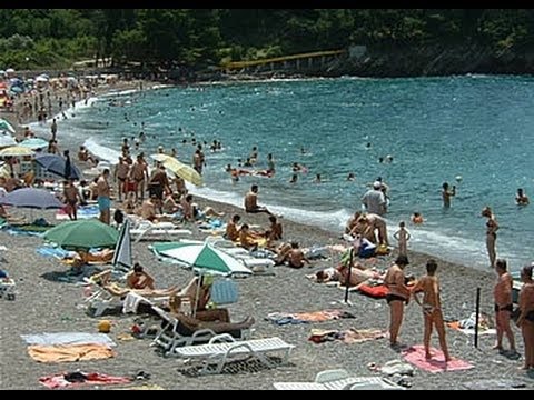 Знаменитый пляж Лучице. Петровац. Черногория.июль 2013г
