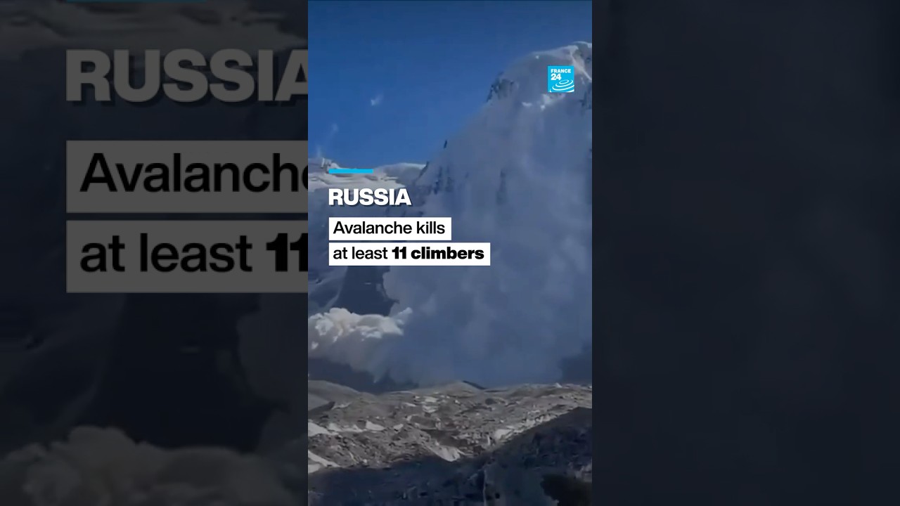 Avalanche kills at least 11 climbers on Russian mountain in North Caucasus