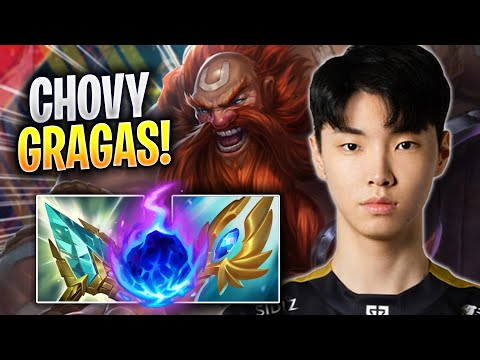 CHOVY TESTING GRAGAS IN KR SOLOQ! - GEN Chovy Plays Gragas MID vs Syndra! | Season 2023