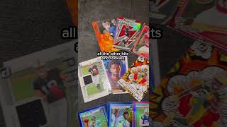 My girlfriend pulled a DOWNTOWN on our anniversary 💥 #packopenning #footballcards #downtown #rookie