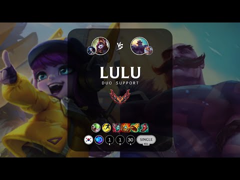 Lulu Support vs Braum - KR Grandmaster Patch 14.8