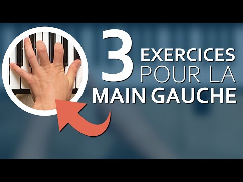 Left hand on the piano: 3 exercises to master it