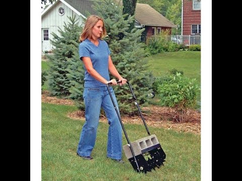YouTube video about Agri-Fab 16-Inch Push Spike Aerator