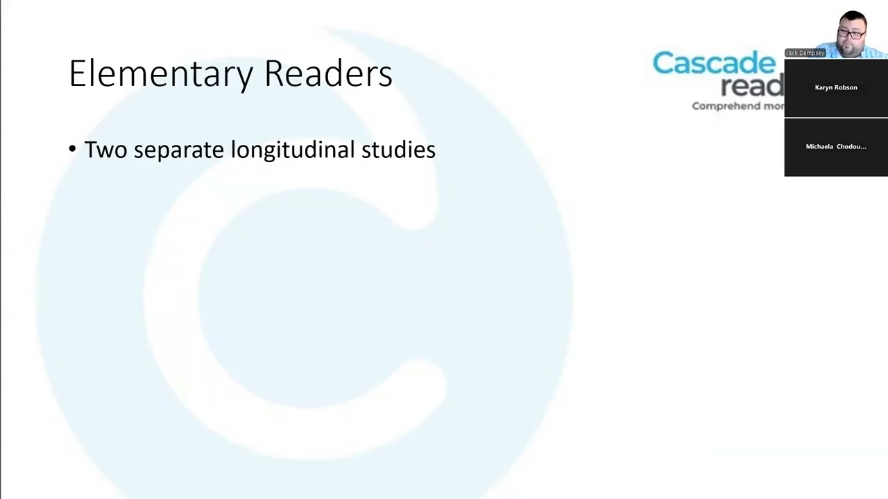 Introducing Cascade Reading Webinar