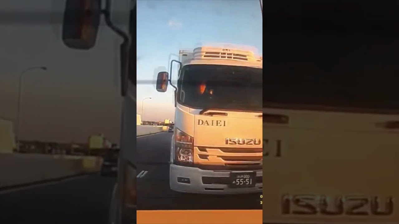 トラック追突・・#shorts #ドライブレコーダー #迷惑運転 #危険運転 #事故