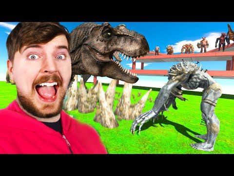 INFERNALS Team vs  DINOSAURS 🔥-Animal Revolt Battle Simulator ARBS