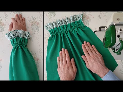 4 steps to learn to sew sleeves.  You will not find it difficult to sew