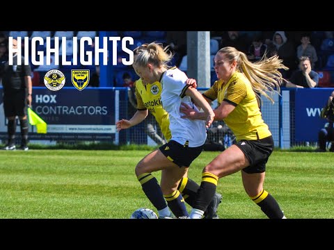 HIGHLIGHTS | Crawley Wasps 1-3 Oxford United Women