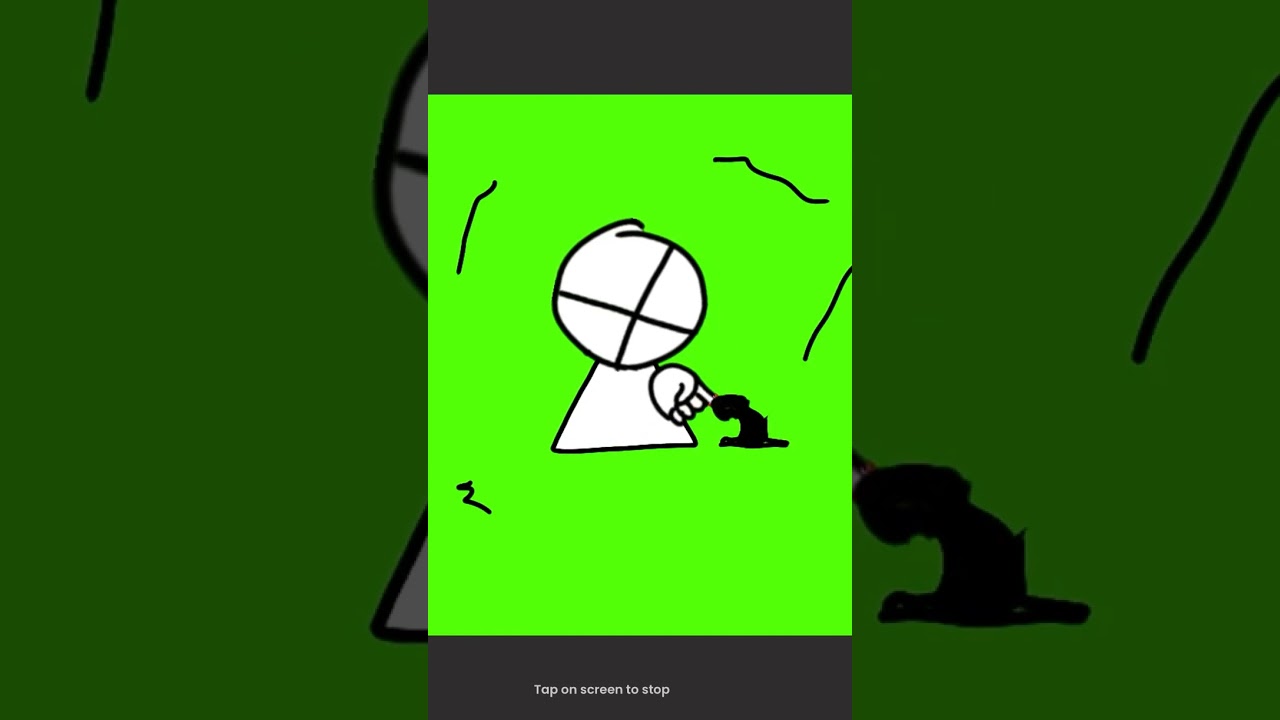 Dont touch invisible ink #flipaclip #animation #ink #funny #meme #greenscreen