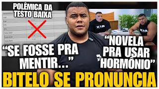 POLÊMICA! BITELO QUEBRA SILÊNCIO APÓS SER ACUSADO DE MENTIR SOBRE SUA TESTOSTERONA