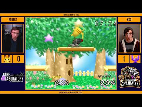 Keystoned III | Robert (Pikachu) vs KD3 (/C2) - Winners Quarter-Final - Super Smash Bros.