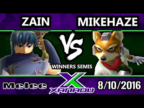 S@X 162 - SSI | Zain (Marth) Vs. Amino | MikeHaze (Fox) SSBM Winners Semis - Smash Melee