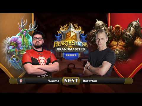 Warma vs Bozzzton | 2021 Hearthstone Grandmasters Europe | Initial | Season 1 | Playoffs