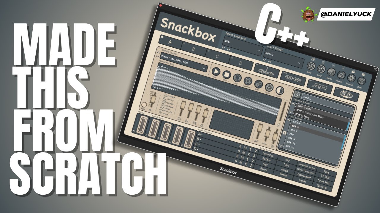 Indie Dev Makes Audio Plugin JUCE & C++