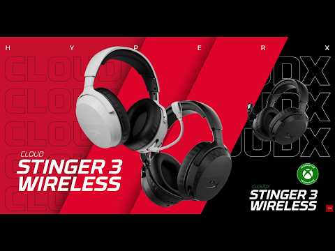 HyperX Cloud Cloud Stinger 3 BS1T8AA Wireless/Bluetooth Black