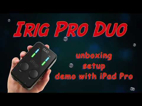 IRIG PRO DUO unbox, setup, demo