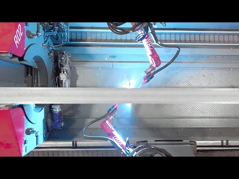 The Voortman Fabricator | automatic stitching and welding system