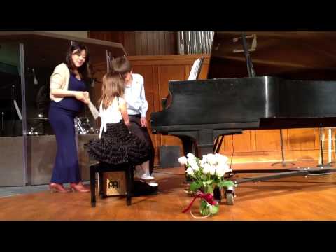 Kate Frances Miller's First Piano Recital Oct 13, 2012