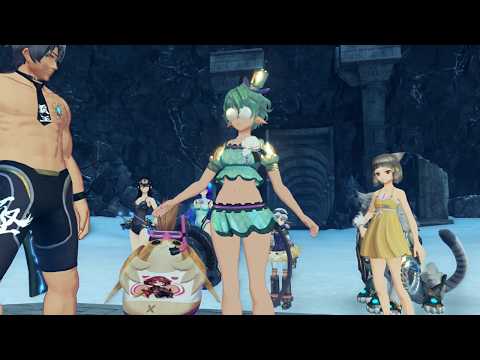 Xenoblade Chronicles 2 Swimsuit Edition Cutscene 114 - The Struggle for the Fetter