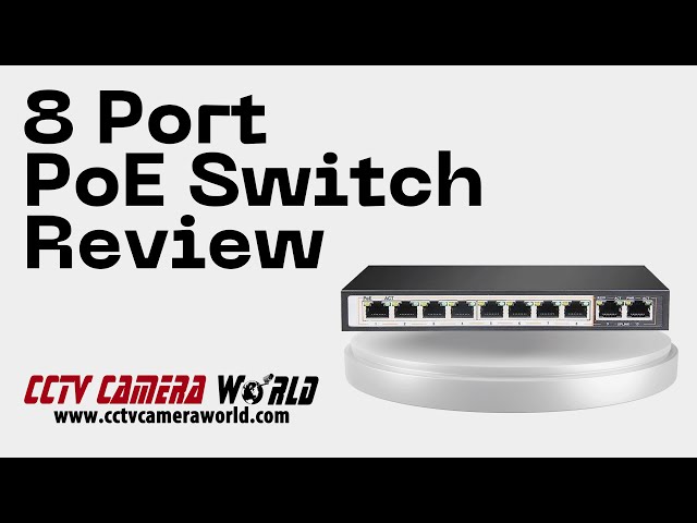 8 Port PoE Plus Switch