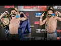 FULL WEIGH IN & FACE OFF - ANDREW MOLONEY VS. JOSHUA FRANCO