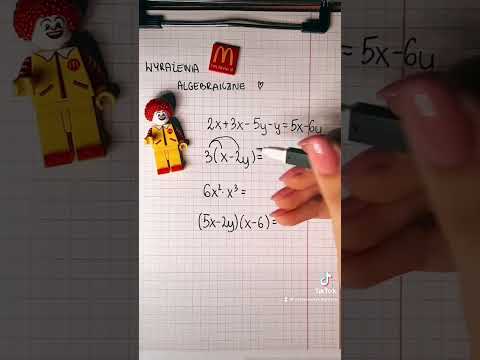 Wyrażenia algebraiczne szybka powtórka ❤️