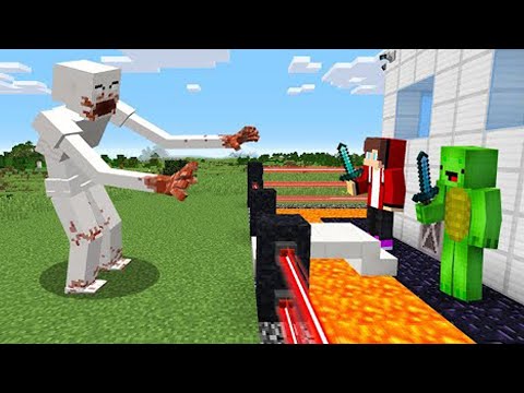 Shy Guy vs Security House Battle - Minecraft Maizen Oh No