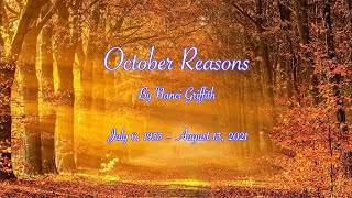 October Reasons ~ Nanci Griffith 🍁