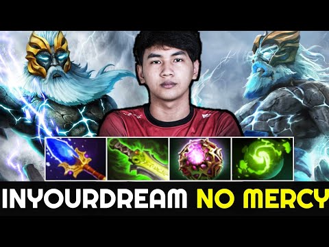 INYOURDREAM Top2 MMR Zeus Shows no Mercy - Outplayed Mid SF Like a Boss 7.25 Dota 2