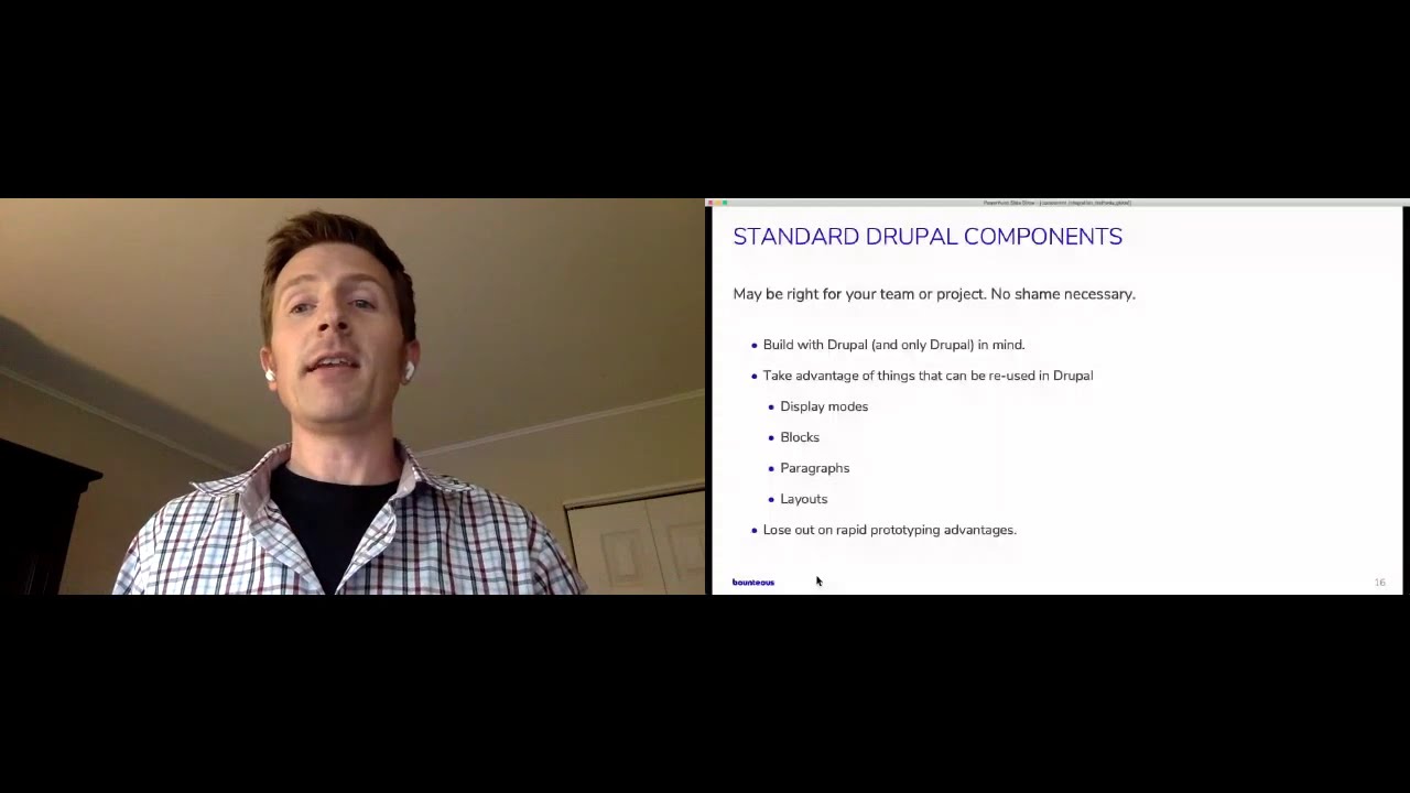 An overview of Drupal 8 front-end component integration methods (live) / DrupalCon Global 2020