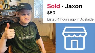 Selling Jaxon on Facebook Marketplace