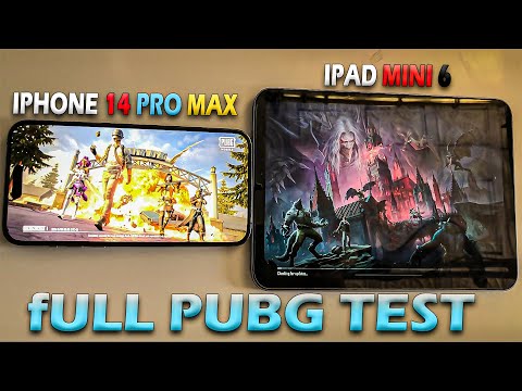 iPhone 14 Pro Max VS iPad Mini 6 PUBG Test [ Graphics ] FPS [ Speed Test ] FPS ] Bullet Registration