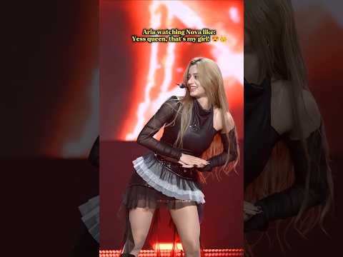 why did Aria do this during Nova ending fairy 🤣 #xin #aria #nova #kpop #fyp