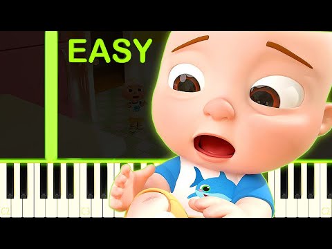 The Boo Boo Song | CoComelon Nursery Rhymes - EASY Piano Tutorial