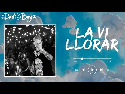 JUNIOR H - LA VI LLORAR (letra)