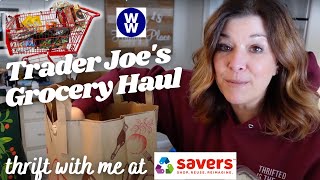 Let's Hang Out! WW Weigh In, Trader Joe's Grocery Haul & Savers Thrift with Me!