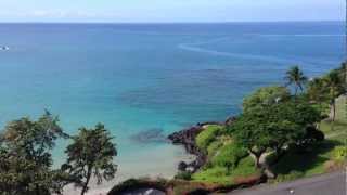 preview picture of video 'Mauna Kea Beach in front of Mauna Kea Beach Hotel, Hawaii island'