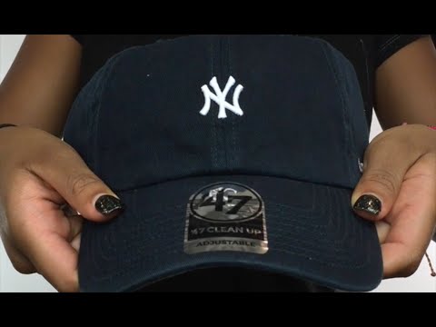Yankees 'POLO STRAPBACK' Navy Hat by Twins 47 Brand