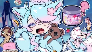It looks like Vydia blocked your Monster Hunters video! That's what pops up I just thought you should know. Also, Banana Berry? You know your mom doesn't like anything berry flavored. The house is quaking "Mom, stop spending time with Dad! It's my birthday! Not his!" LOL Excuse me, hide the pink elephant? Officer, the video game touched me in my do not touch area. (My Brain) - Can HORROR Keep Me Awake?