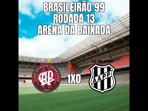 Brasileirão 99 - 13ª Rodada - Atlético 1x0 Ponte Preta