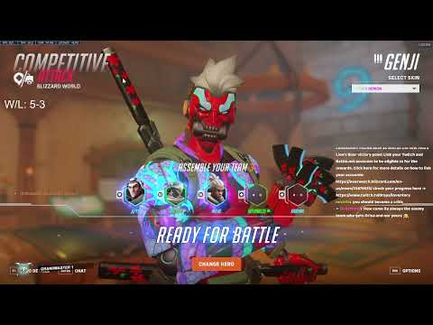 THIS GENJI IS REALLY FAST! NECROS BEST GENJI IN THE WORLD! OVERWATCH 2 SEASON 2 GAMEPLAY