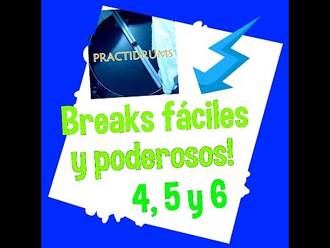 Breaks de Batería Fáciles y Poderosos 4, 5 y 6
