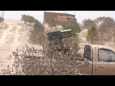 استهداف فوج الميلبية في محافظة الحسكة بواسطة صواريخ كاتيوشا من قبل ألوية أحفاد الرسول