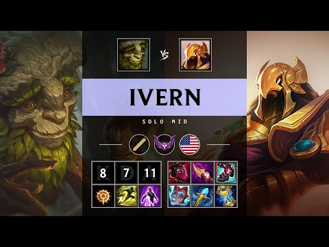 Ivern Mid vs Azir - NA Master Patch 25.16